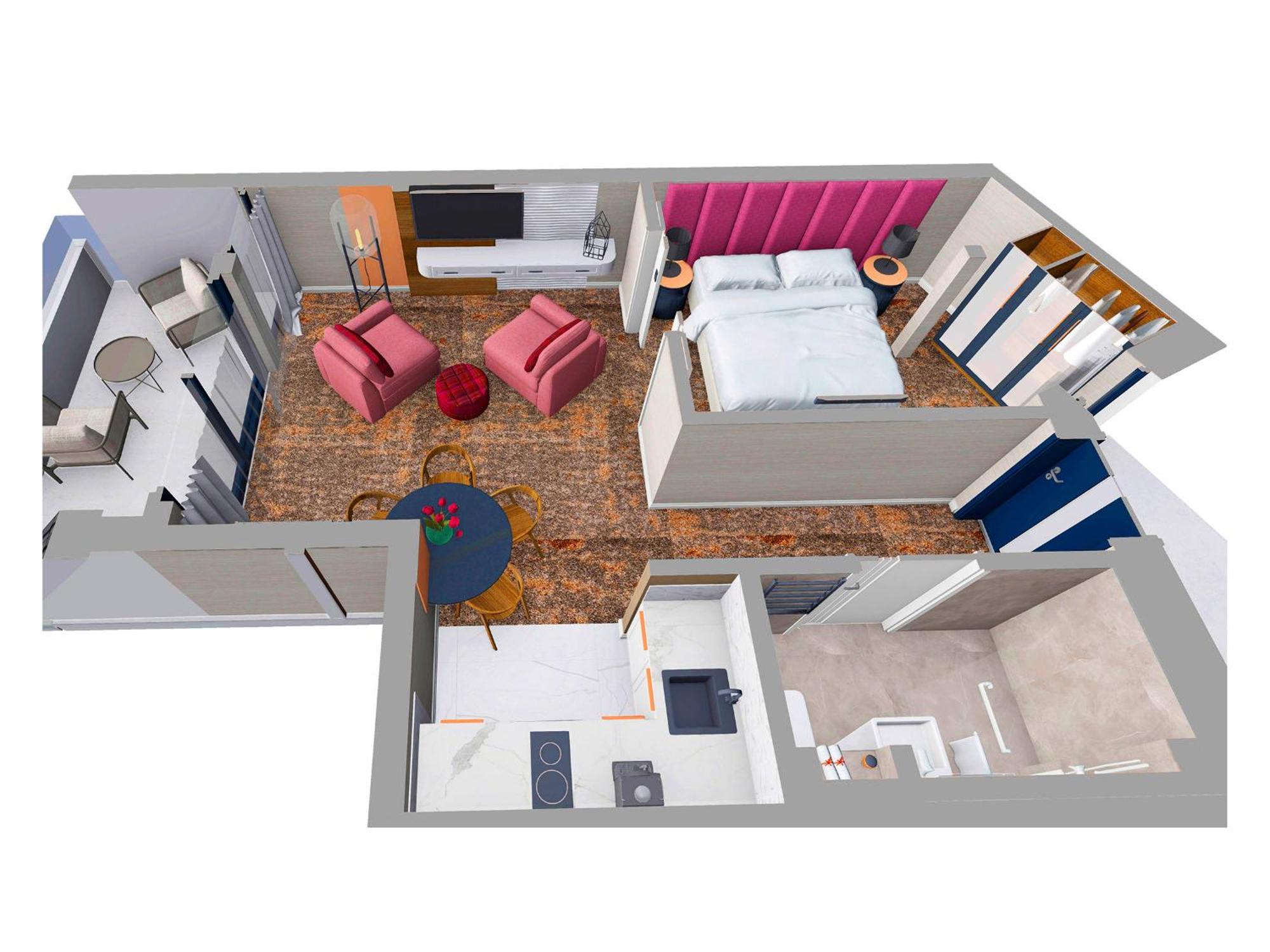 Boulevard Boutique Suites Леба Екстериор снимка