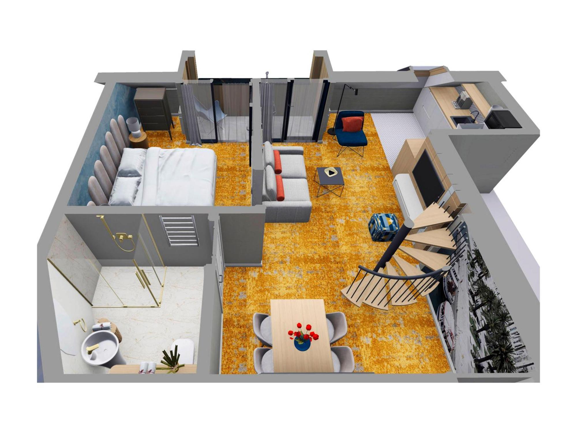 Boulevard Boutique Suites Леба Екстериор снимка